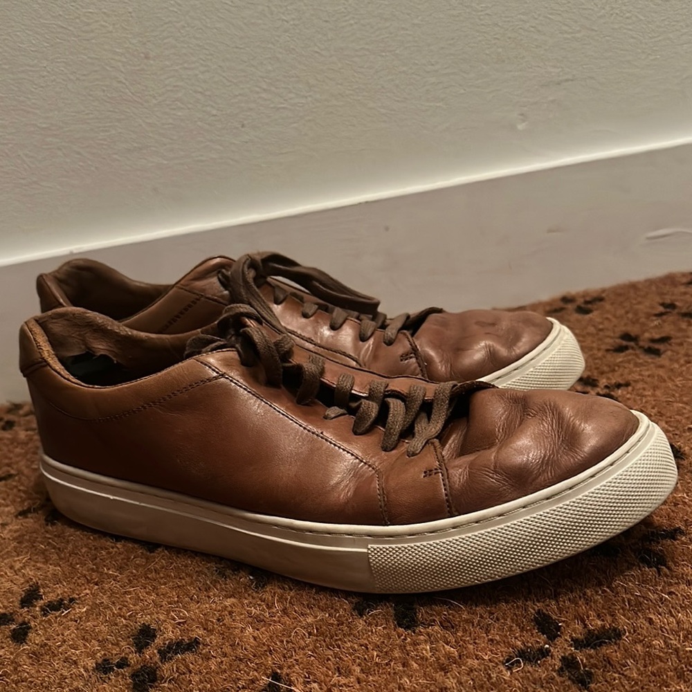 Cole Haan Brown Leather Sneakers Classic Casual Style